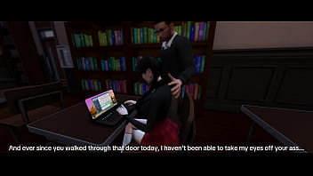 Virgin goth smashed by her teacher