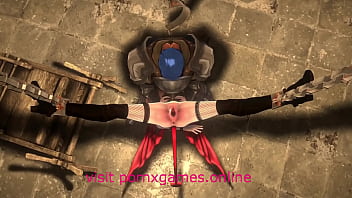 Jailed succubus fucked by knights