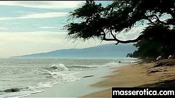 Gorgeous masseuse explores the body of a sexy lesbian beauty 4