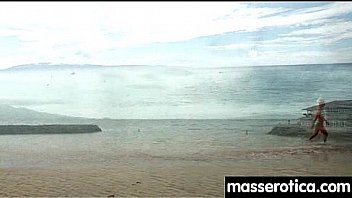 Gorgeous masseuse explores the body of a sexy lesbian beauty 4