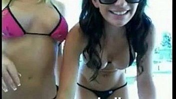 Young webcam sluts naked playing together