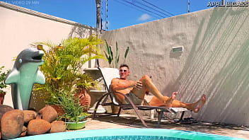 Pool day and they fuck me from my dirty ass to my mouth cum on my face so much load i swallow