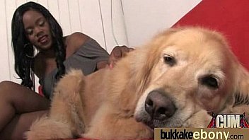 Ebony gang bang and cum feeding 7 Ebony gang bang and cum feeding 7