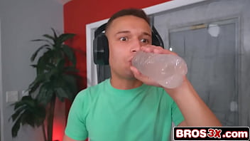 Dj oiling up that teen booty before a hard halloween pounding