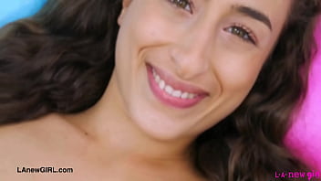 Astonishing brunette model naked close up