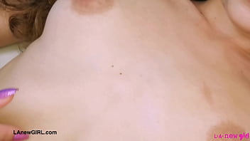 Astonishing brunette model naked close up