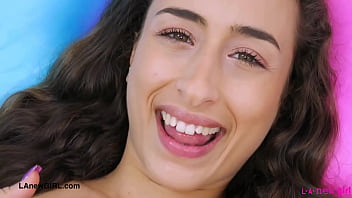 Astonishing brunette model naked close up