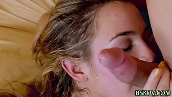 Teenage beauty jizzed