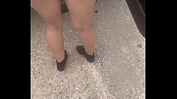 Streetwalker shows off her tight booty before taking a cock in public Streetwalker shows off her tight booty before taking a cock in public