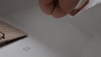 Indian big ass stepsister doing naked workout gymnastics and yoga camel toe pussy in 4k