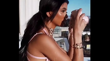 Hottie in fishnet bodysuit