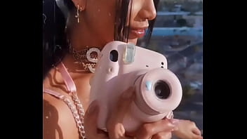 Hottie in fishnet bodysuit