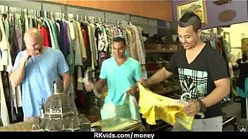 Sex for cash turns shy girl into a slut 7