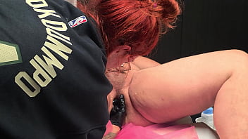 Lingam ending with prostate massage this fat guy end on my hand