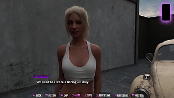 College kings 2 #13 ape route helping the hot busty blonde girl selling her car
