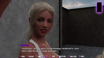 College kings 2 #13 ape route helping the hot busty blonde girl selling her car