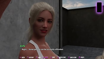 College kings 2 #13 ape route helping the hot busty blonde girl selling her car