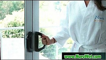 Japanese nuru massage and sexual tension on air matress 18