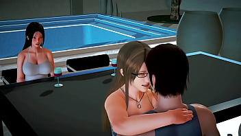 Becca was really mad that it scarde me bro my new family part 49