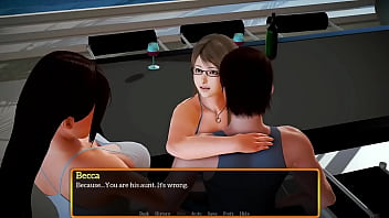 Becca was really mad that it scarde me bro my new family part 49