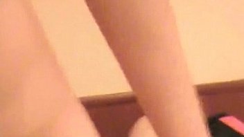 Shy babe strips and fucks