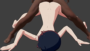 Fucking ryuko doggystyle with no clothes