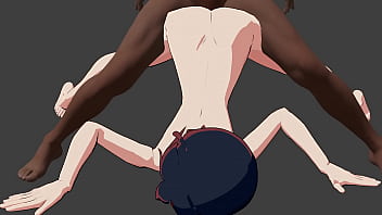 Fucking ryuko doggystyle with no clothes