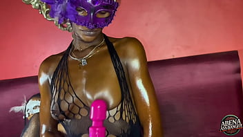 Two sexy slim teens play with themselves & each other before hardcore foursome with two big black dicks