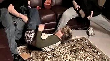 Skater Hunk Gets His Ass Slapped Hard By Two Studs thumbnail