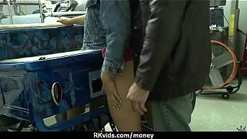 Amateur has sex for some quick cash 16