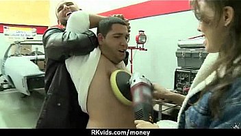 Amateur has sex for some quick cash 16