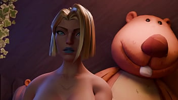 Squirrel punished anally with a strapon