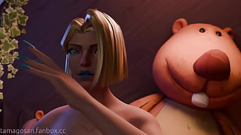 Squirrel punished anally with a strapon