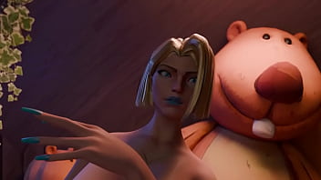 Squirrel punished anally with a strapon