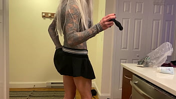 Vibrating Anal Plug In Crossdresser thumbnail