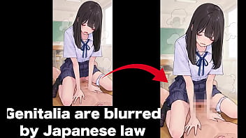 Ai生成したイラストを動かしてみました。モザイク処理が難しい。