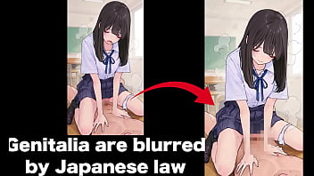 Ai生成したイラストを動かしてみました。モザイク処理が難しい。