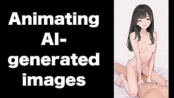 Ai生成したイラストを動かしてみました。モザイク処理が難しい。