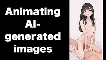 Ai生成したイラストを動かしてみました。モザイク処理が難しい。