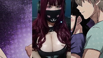 Roleplay virtual sex with a goth girl with big natural tits jerk of instruction joi dirty talk