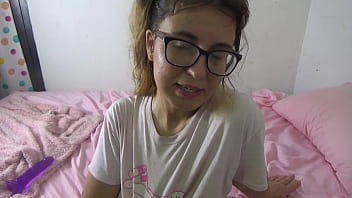 Dumb little cunt degrades herself