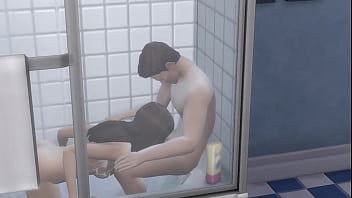 Spiderman fucking may when she showers