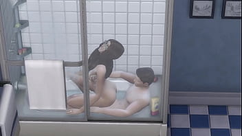 Spiderman fucking may when she showers