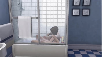 Spiderman fucking may when she showers