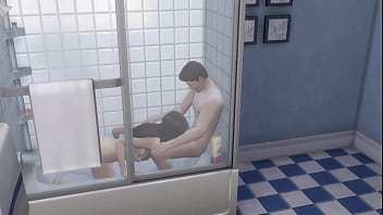 Spiderman fucking may when she showers