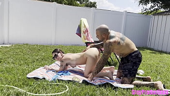 Outdoor photoshoot and fuck with my step dad