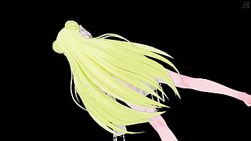 Azur lane janus hentai hot sexy dance transparent lingerie song ha aoa mmd 3d blonde hair clip