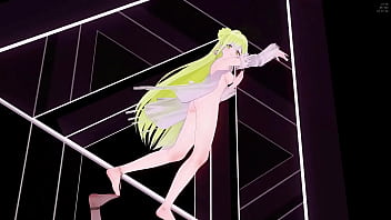 Azur lane janus hentai hot sexy dance transparent lingerie song ha aoa mmd 3d blonde hair clip