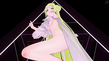 Azur lane janus hentai hot sexy dance transparent lingerie song ha aoa mmd 3d blonde hair clip