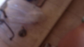 In the bathroom with the construction worker